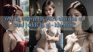 69win cập nhật 2026 cho dân casual odds là gì   khi nản
