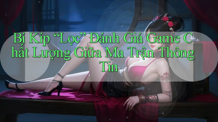 Bí Kíp “Lọc” Đánh Giá Game Chất Lượng Giữa Ma Trận Thông Tin Bí Kíp “Lọc” Đánh Giá Game Chất Lượng Giữa Ma Trận Thông Tin
