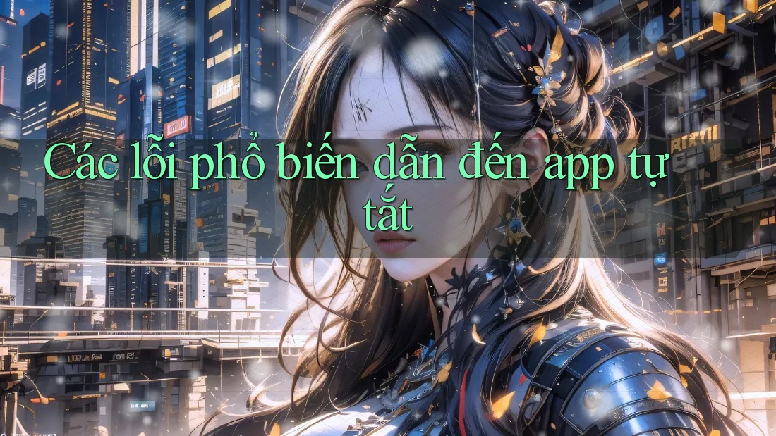 Các lỗi phổ biến dẫn đến app tự tắt Các lỗi phổ biến dẫn đến app tự tắt