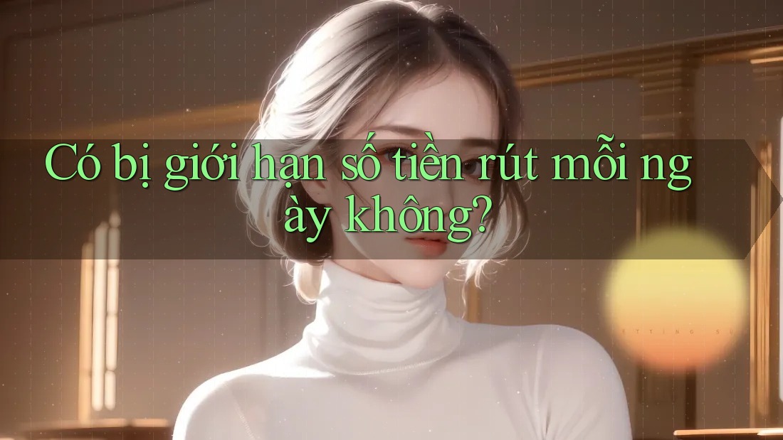 Có bị giới hạn số tiền rút mỗi ngày không? Có bị giới hạn số tiền rút mỗi ngày không?