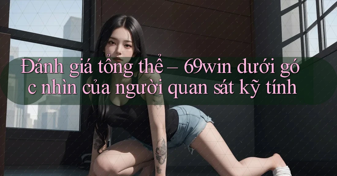 Đánh giá tổng thể – 69win dưới góc nhìn của người quan sát kỹ tính Đánh giá tổng thể – 69win dưới góc nhìn của người quan sát kỹ tính
