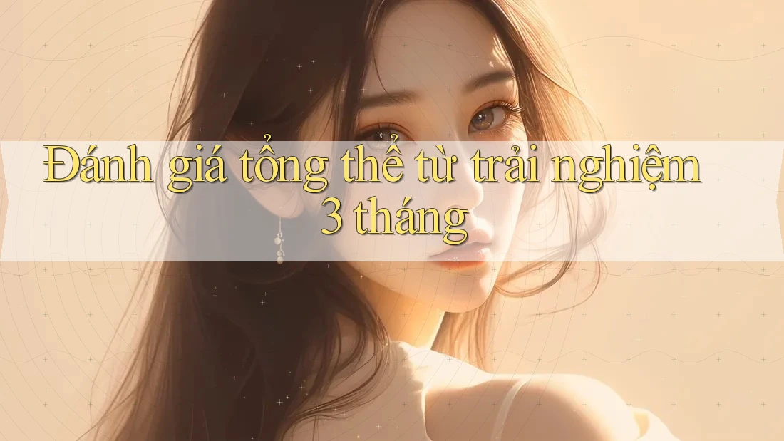Đánh giá tổng thể từ trải nghiệm 3 tháng Đánh giá tổng thể từ trải nghiệm 3 tháng