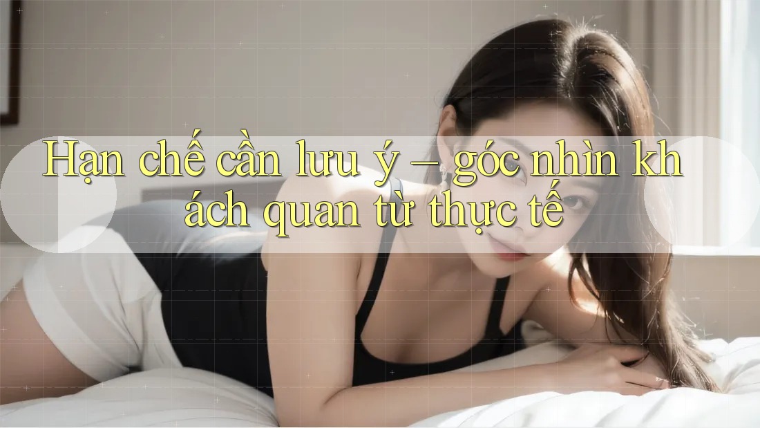 Hạn chế cần lưu ý — góc nhìn khách quan từ thực tế