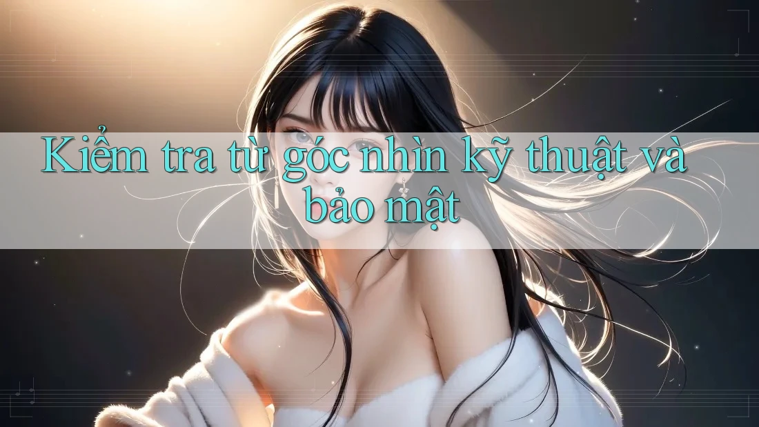 Kiểm tra từ góc nhìn kỹ thuật và bảo mật Kiểm tra từ góc nhìn kỹ thuật và bảo mật