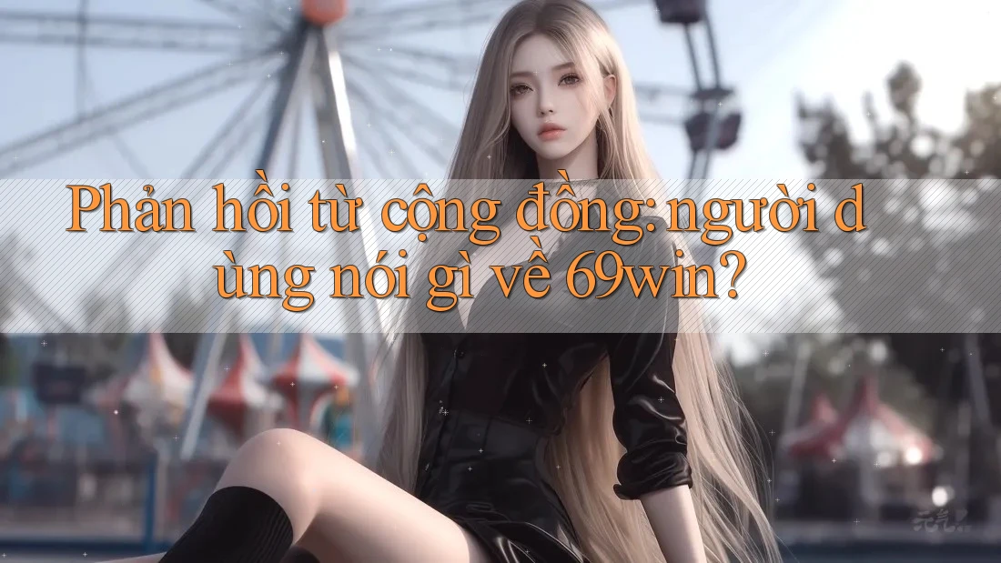 Phản hồi từ cộng đồng: người dùng nói gì về 69win? Phản hồi từ cộng đồng: người dùng nói gì về 69win?