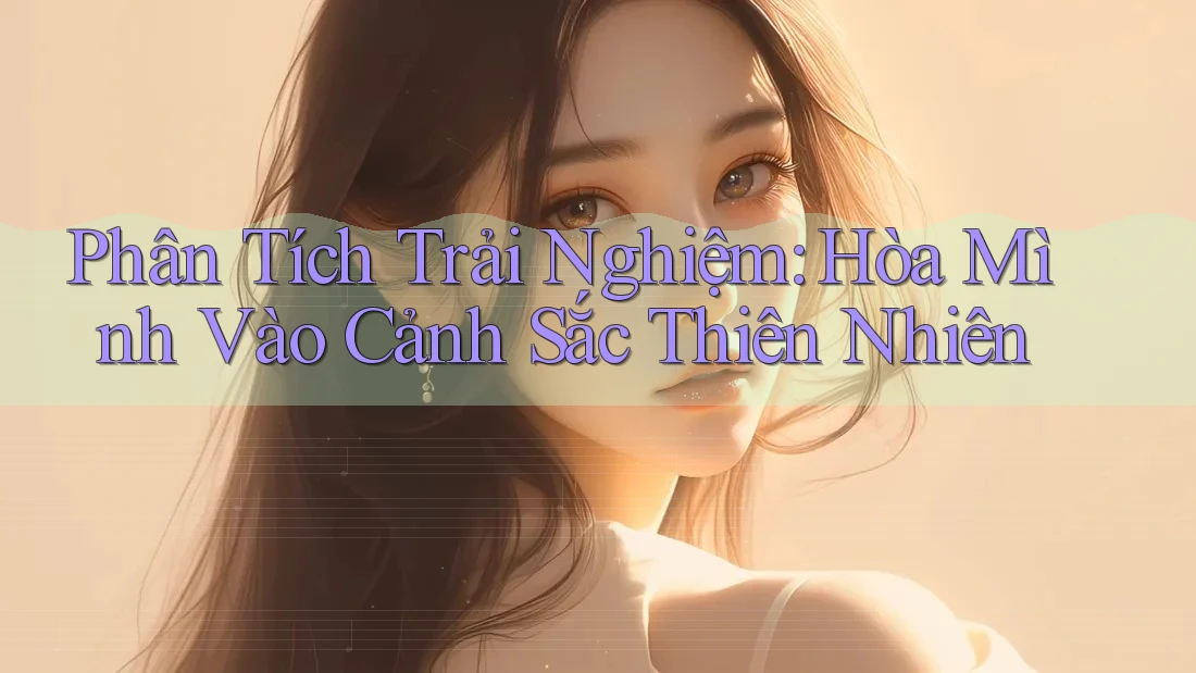 Phân Tích Trải Nghiệm: Hòa Mình Vào Cảnh Sắc Thiên Nhiên Phân Tích Trải Nghiệm: Hòa Mình Vào Cảnh Sắc Thiên Nhiên