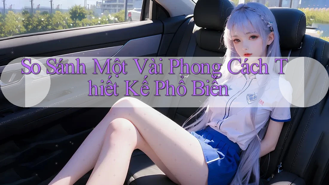 So Sánh Một Vài Phong Cách Thiết Kế Phổ Biến So Sánh Một Vài Phong Cách Thiết Kế Phổ Biến