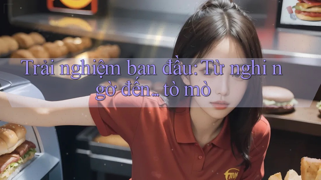 Trải nghiệm ban đầu: Từ nghi ngờ đến. . . tò mò Trải nghiệm ban đầu: Từ nghi ngờ đến. . . tò mò