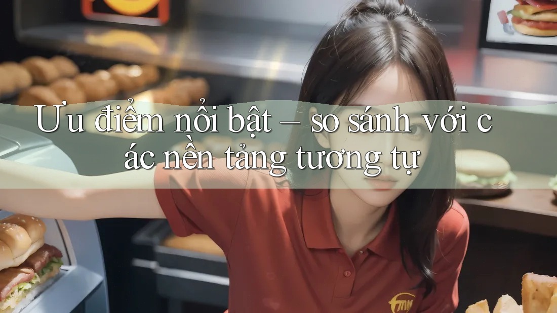 Ưu điểm nổi bật – so sánh với các nền tảng tương tự Ưu điểm nổi bật – so sánh với các nền tảng tương tự